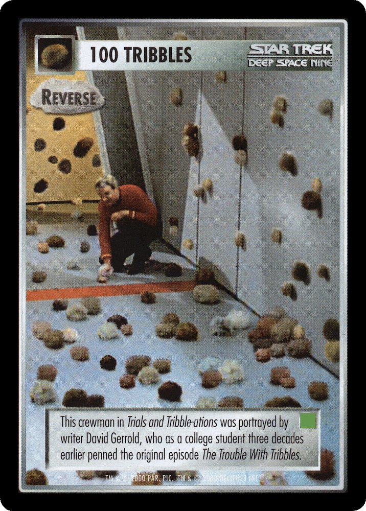 100 Tribbles - Reverse (Green)